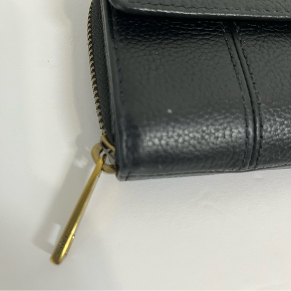 Fossil Black Leather Clutch Wallet - Picture 3 of 16